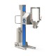 Mobile lifting column for drums