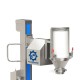 Mobile lifting column for drums
