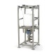 Lifting column for empty big bag