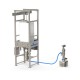 Lifting column for empty big bag