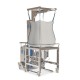 Lifting column for empty big bag