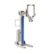 Mobile lifting column for drums