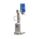 Mobile lifting column for drums
