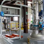 Vacuum Conveyor P.E.D. with Lifting column for empty big bag
