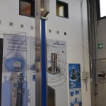 Lifting column for empty big bag