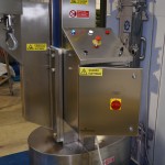 Lifting column for empty big bag