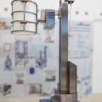Lifting column for drums
