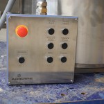 Lifting column for empty big bag
