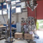 Lifting column for drums