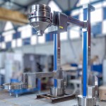 Lifting column for drums