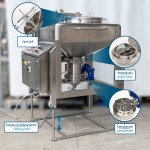Pharma bin in vacuum 300L