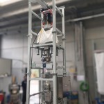 Big-Bag Emptying Structure installed on loading Cells