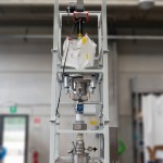 Big-Bag Emptying Structure installed on loading Cells