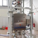 Big-Bag Emptying Structure installed on loading Cells