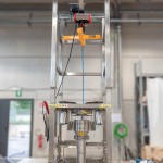 Big-Bag Emptying Structure installed on loading Cells