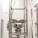 Big-Bag Emptying Structure installed on loading Cells