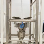 Big-Bag Emptying Structure installed on loading Cells