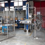 Blender Column for bin and drums with Safety barriers