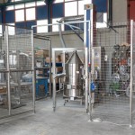 Blender Column for bin and drums with Safety barriers