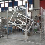 Blender Column for bin and drums with Safety barriers