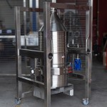 Blender Column for bin and drums with Safety barriers