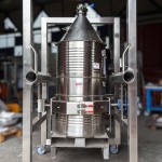 Blender Column for bin and drums with Safety barriers