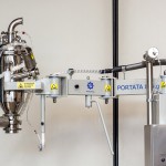 Fixed Column with Orbital Arm for Vacuum Transfer System