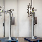Fixed Column with Orbital Arm for Vacuum Transfer System