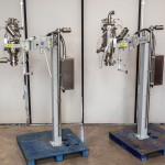 Fixed Column with Orbital Arm for Vacuum Transfer System