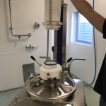 Washing system for BIN in OEB4 containement