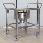 One Motorised Wheel and Two Antistatic Wheels