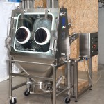 Coated Containment Glove Box with suction lance