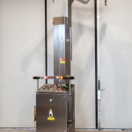 Mobile Big Bag Lifting Column - Back View