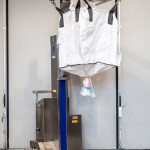 Motorized Mobile Lifting Column with Big Bag Attached