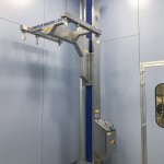 Big Bag Lifting Column paired with Docking Station for Dust-free Big Bag Unloading