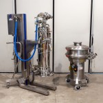 Vacuum Conveyor with the system of cleaning for C.I.P.