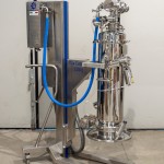 Mobile Lifting Column for Vacuum Conveyor with Vibrating Sieve
