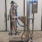Mobile Lifting Column for Vacuum Conveyor with Vibrating Sieve