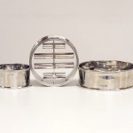 Three Stainless Steel Magnetic Separators with Cylindrical Bars in Different Sizes