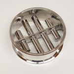 Medium Stainless Steel Magnetic Separator with Cylindrical Bars and Tri-Clamp 8-Inch Connection