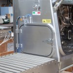 Mobile External Roller Table for Bag Entry into Glove Box