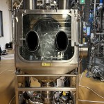 Mobile Drum Emptying System with Glove Box for Reactor Charging