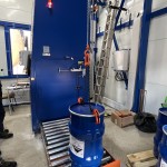 Coated Containment Glove&nbsp;Box with suction lance