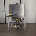 Bag Break Station with Dust Hood Closed