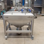 Wheeled Pharma Bin (side view)