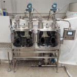 Dual Chamber Glove Box with Air Extraction and Filtration Systems