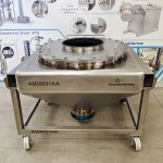 Coated Pharma Bin with Antistatic Wheels