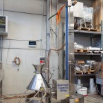 Lifting column for drums