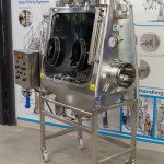 Wheeled Bag Emptying Glove Box (protective door closed)