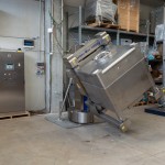 Bin Blender Column (Tumbler) - mixing phase